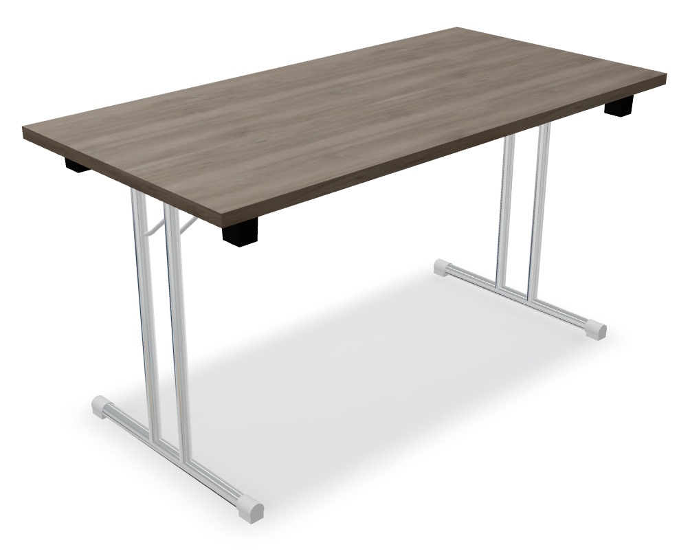 Easy Rectangular Folding Table w/out Castors