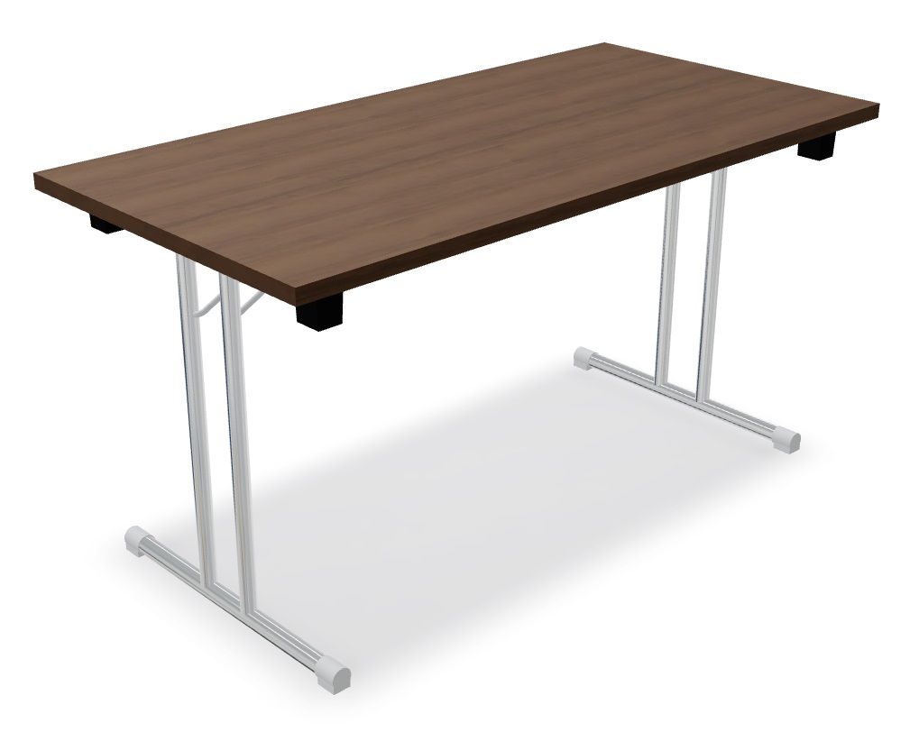Easy Rectangular Folding Table w/out Castors