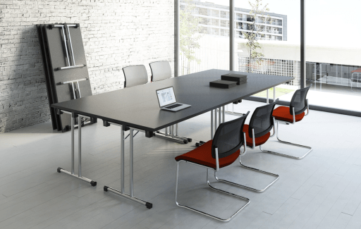 Easy Rectangular Folding Table w/out Castors