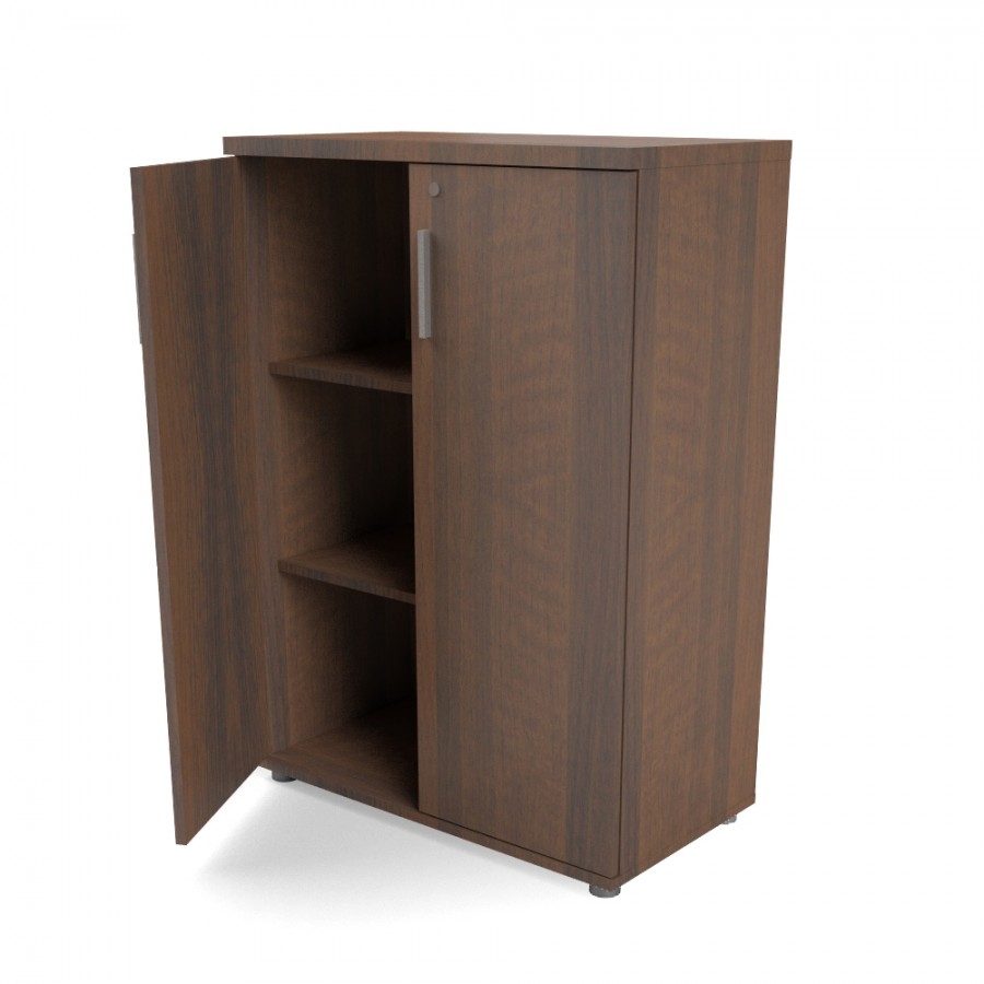 Quando H44.4" Office Lockable Cabinet w/2 Doors
