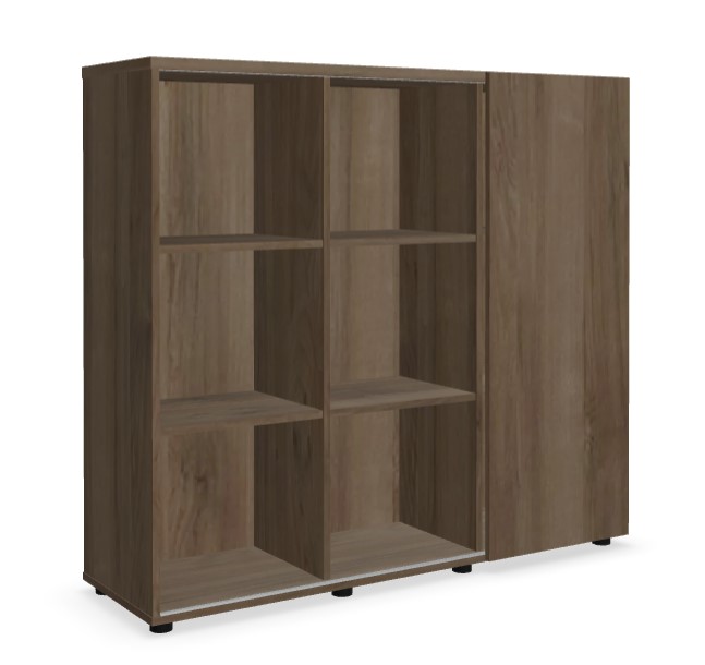 Quando Office Managerial Cabinet w/Sliding Door