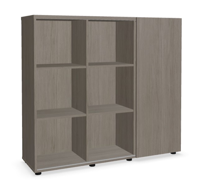 Quando Office Managerial Cabinet w/Sliding Door