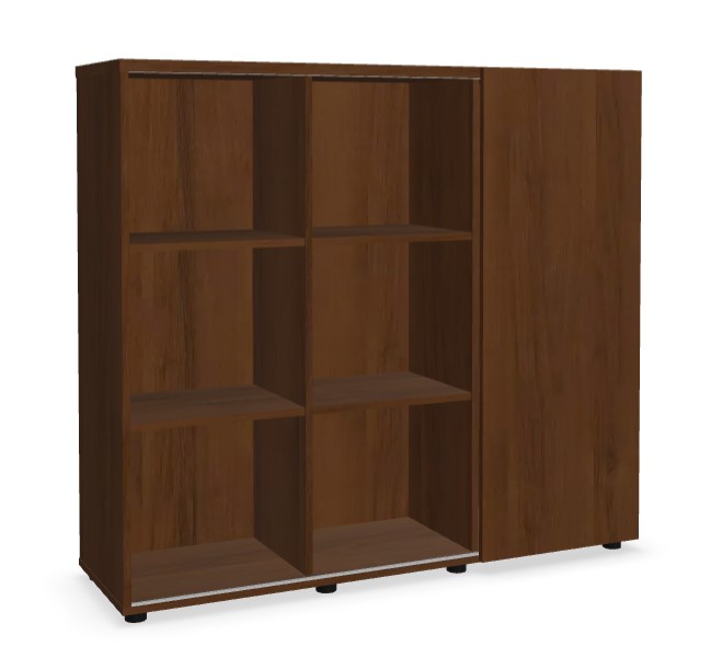 Quando Office Managerial Cabinet w/Sliding Door