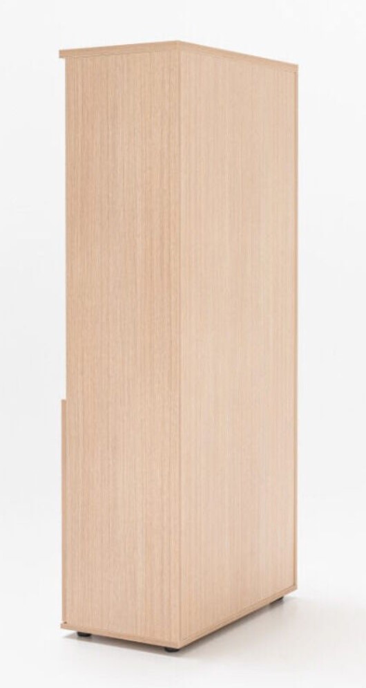 Quando Office Half-Bookcase w/3 Open Shelves & 2 Lockable Doors