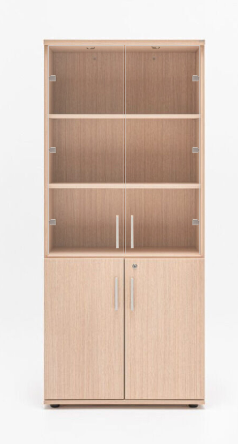 Quando Office Cabinet w/Glass Doors