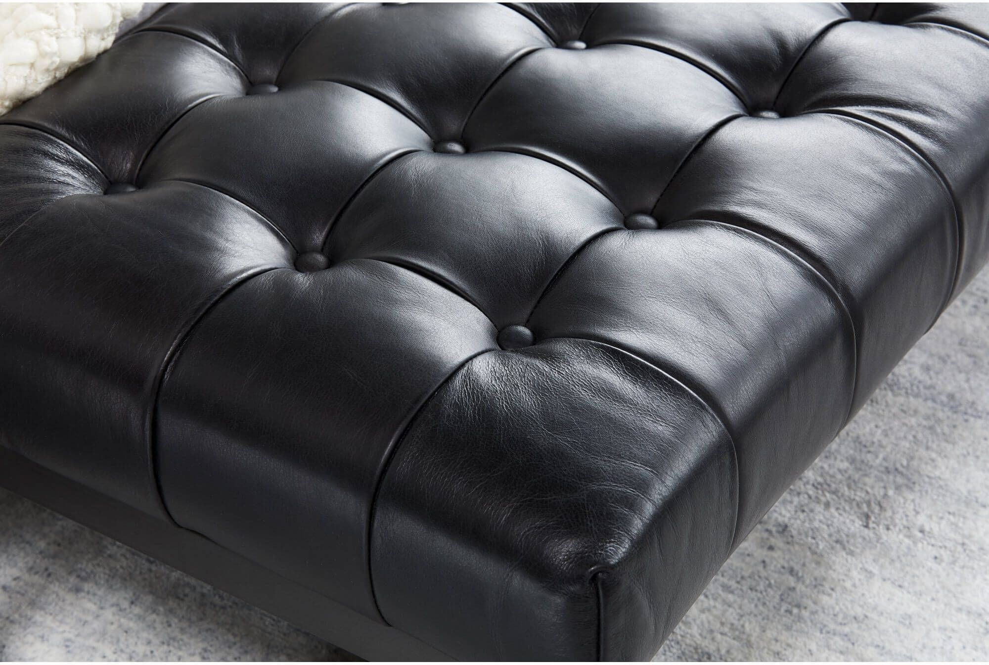 Wyatt Leather Bench