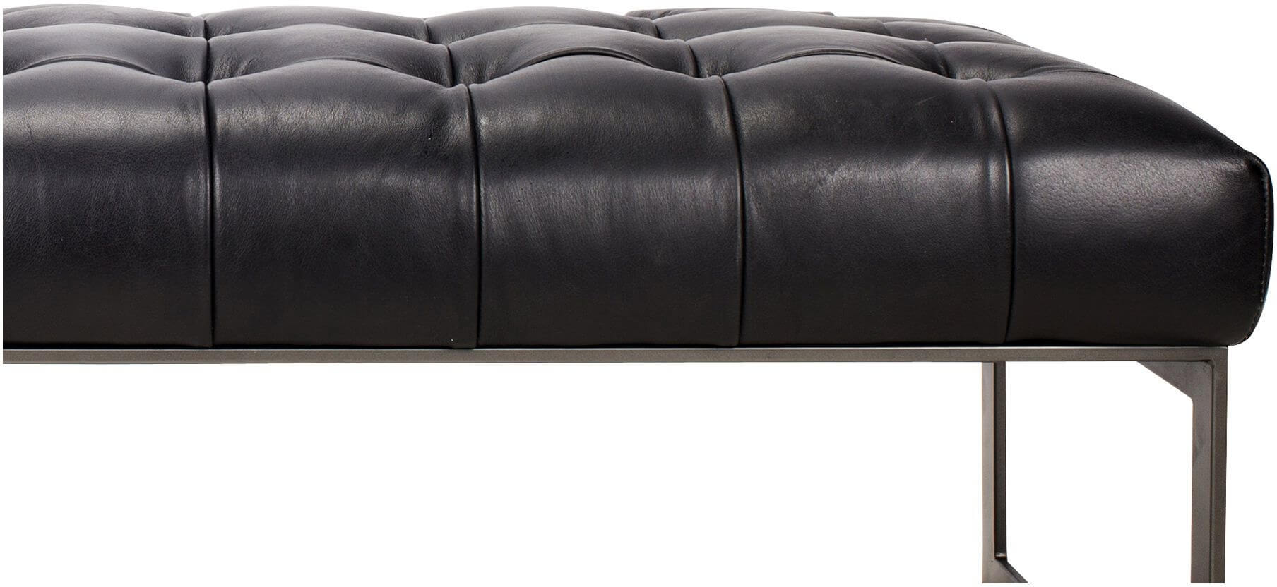 Wyatt Leather Bench