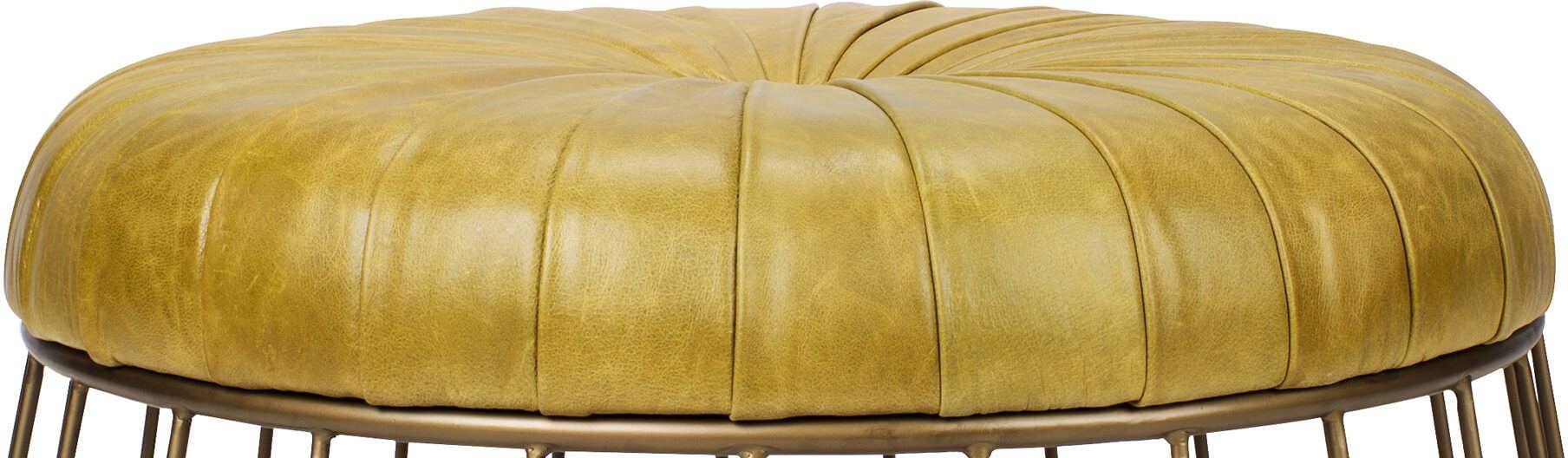 Radcliffe Leather Ottoman