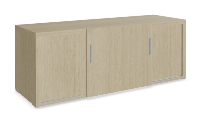Quando Office Managerial Cabinet w/Sliding Door