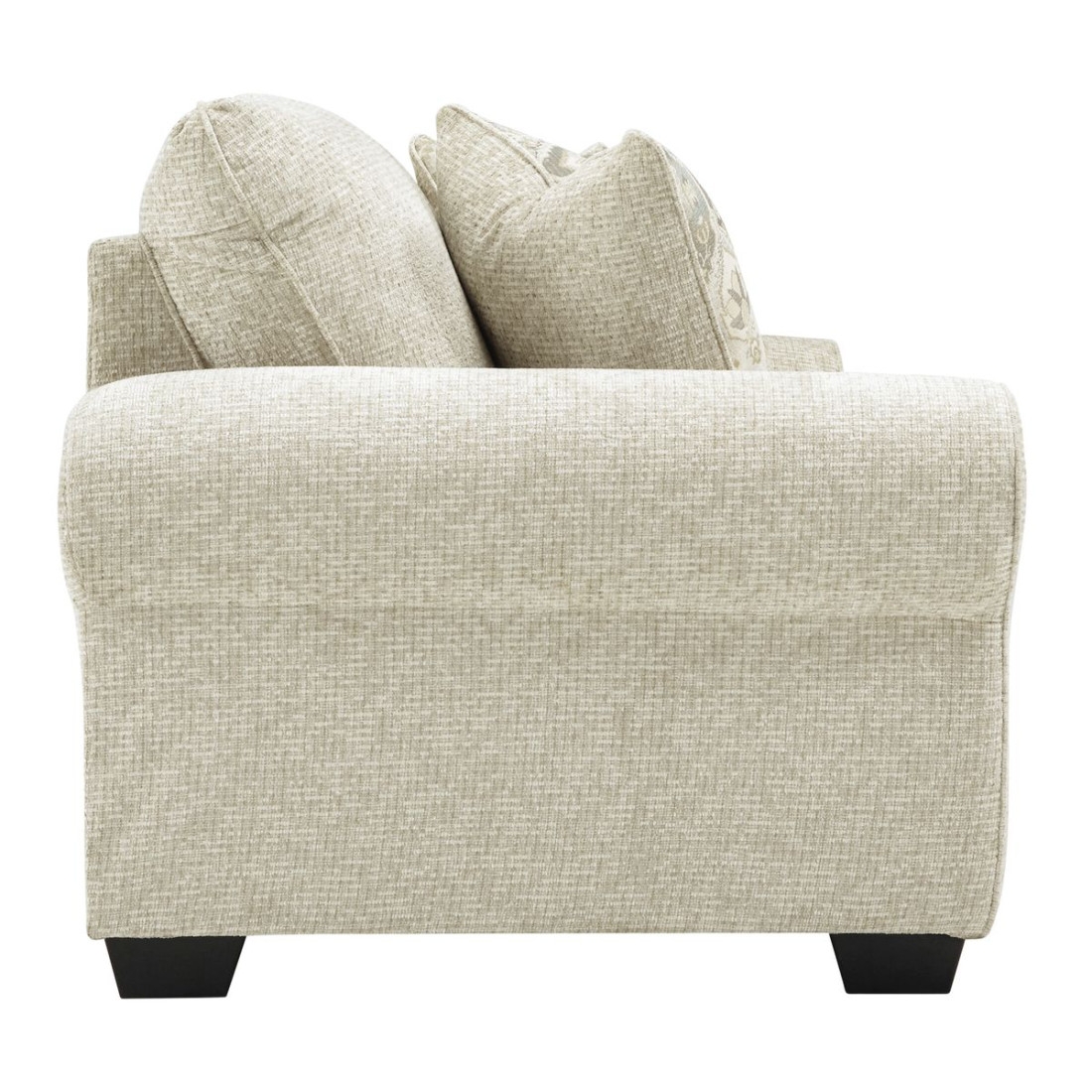 Ashley Furniture Haisley Ivory Loveseat side