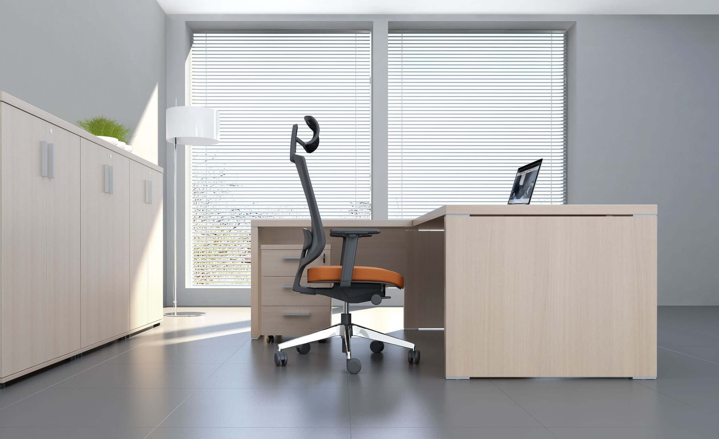 Quando L-Shaped Executive Desk