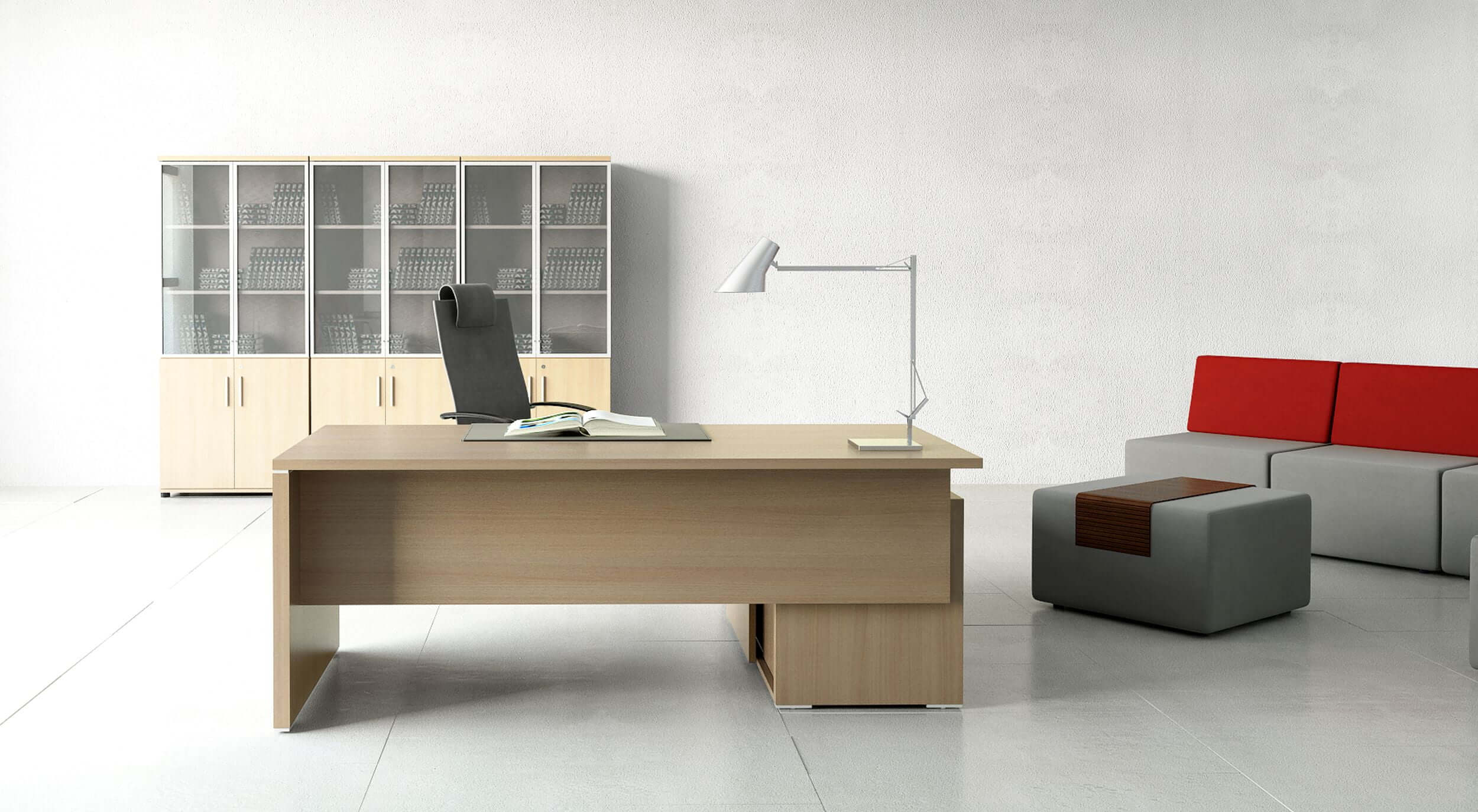 Quando Straight Executive Desk by MDD