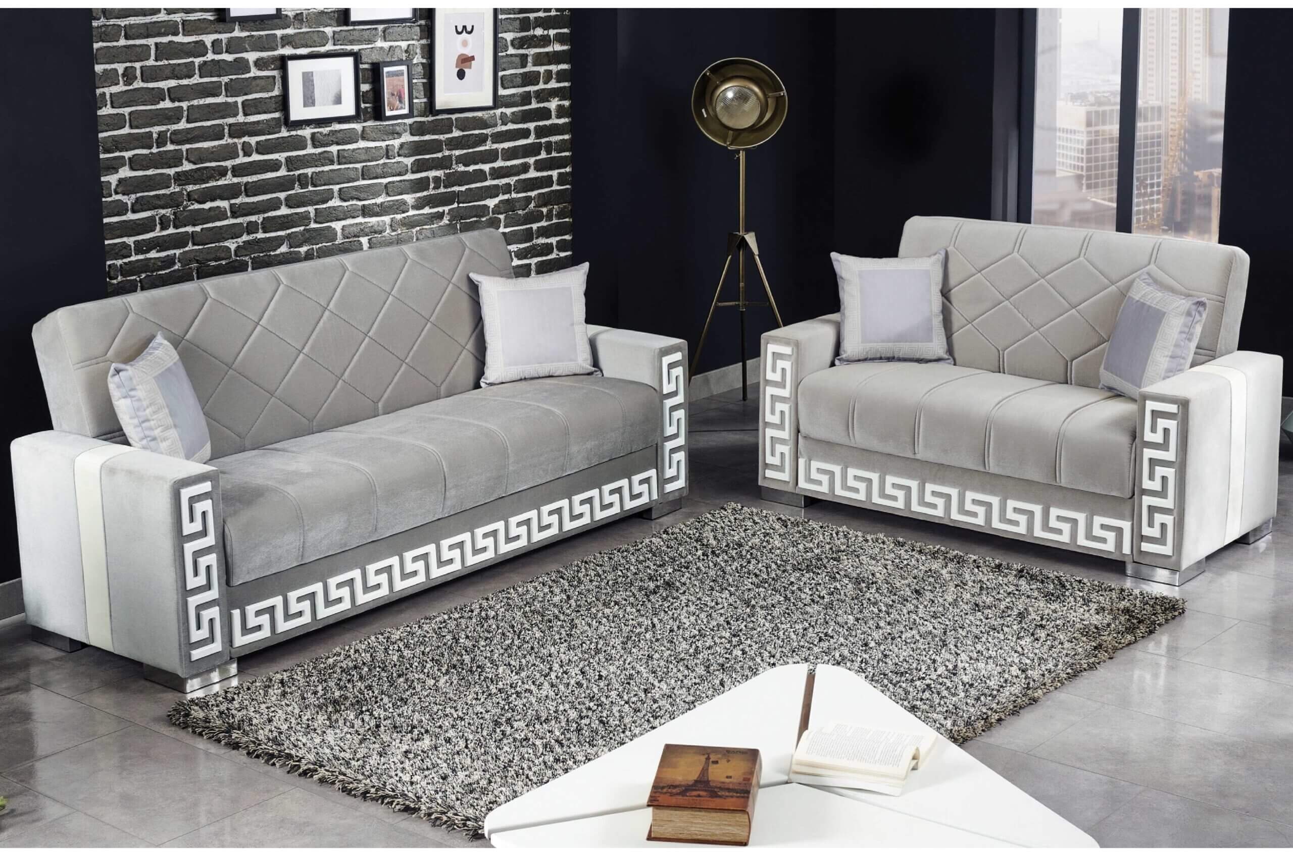 Queens Fabric Storage Sofabed