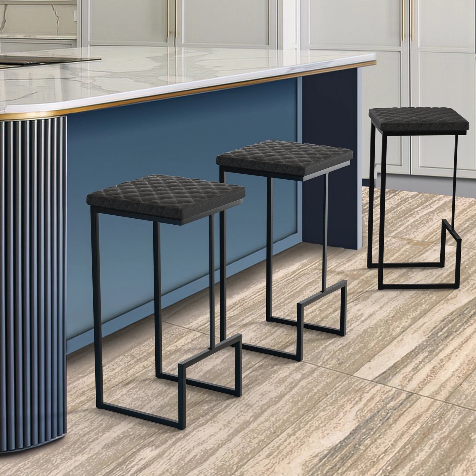Quincy PU Bar Stool