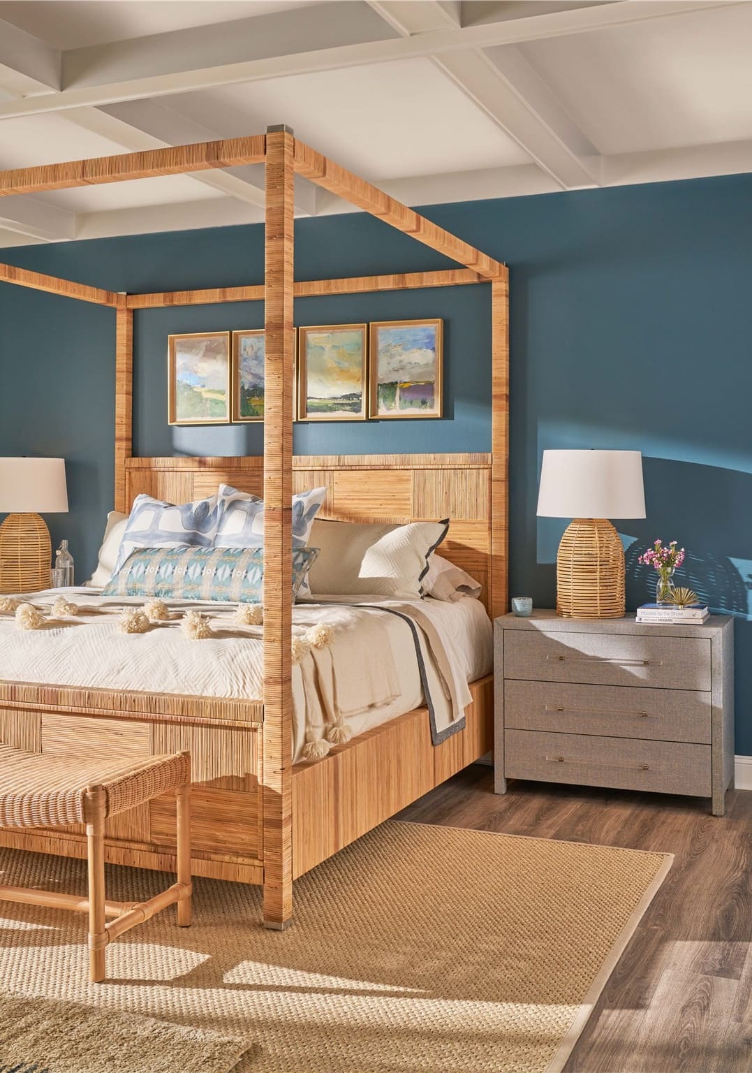 Chatham Rattan Canopy Bed
