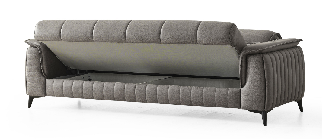 Rabat Chenille Convertible Storage Sofa