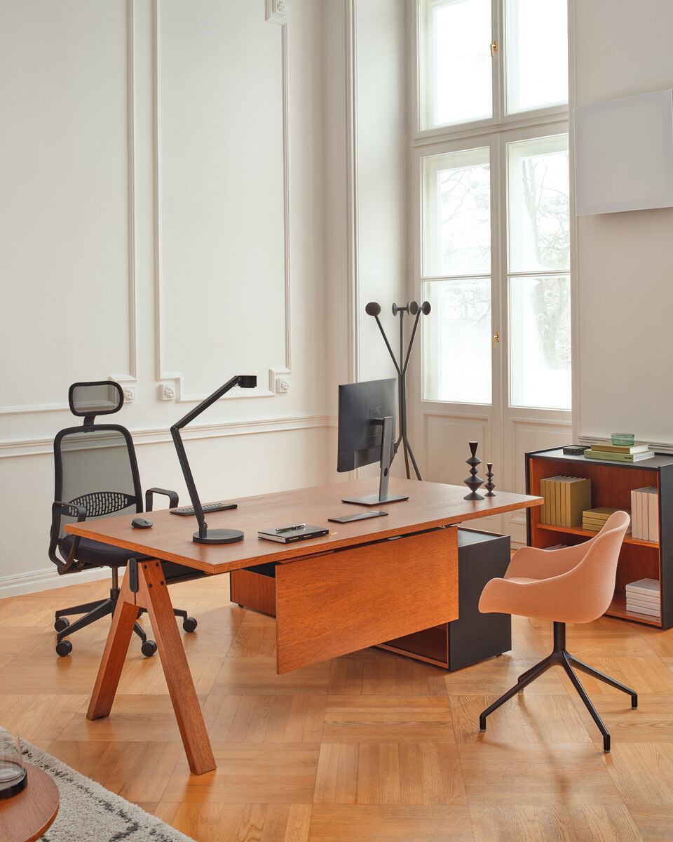 Ramo Metal/Wood Coat Stand