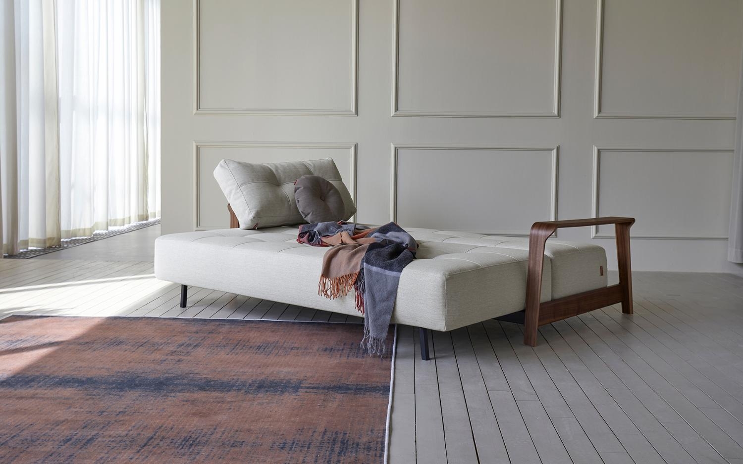 Ran Deluxe Excess Lounger Fabric Sofa Bed