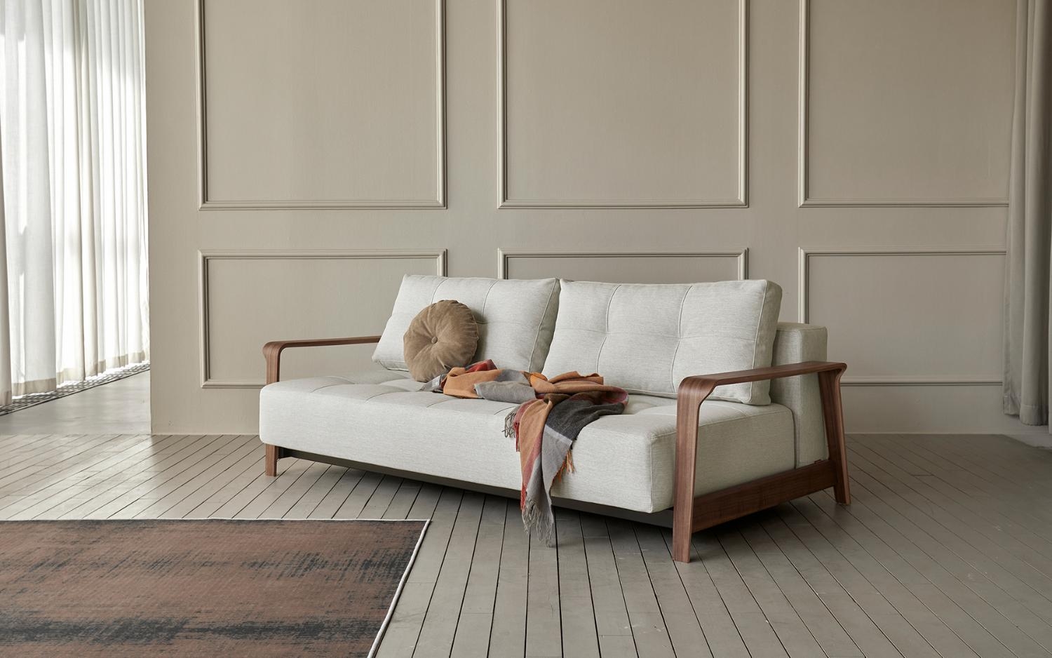 Ran Deluxe Excess Lounger Fabric Sofa Bed