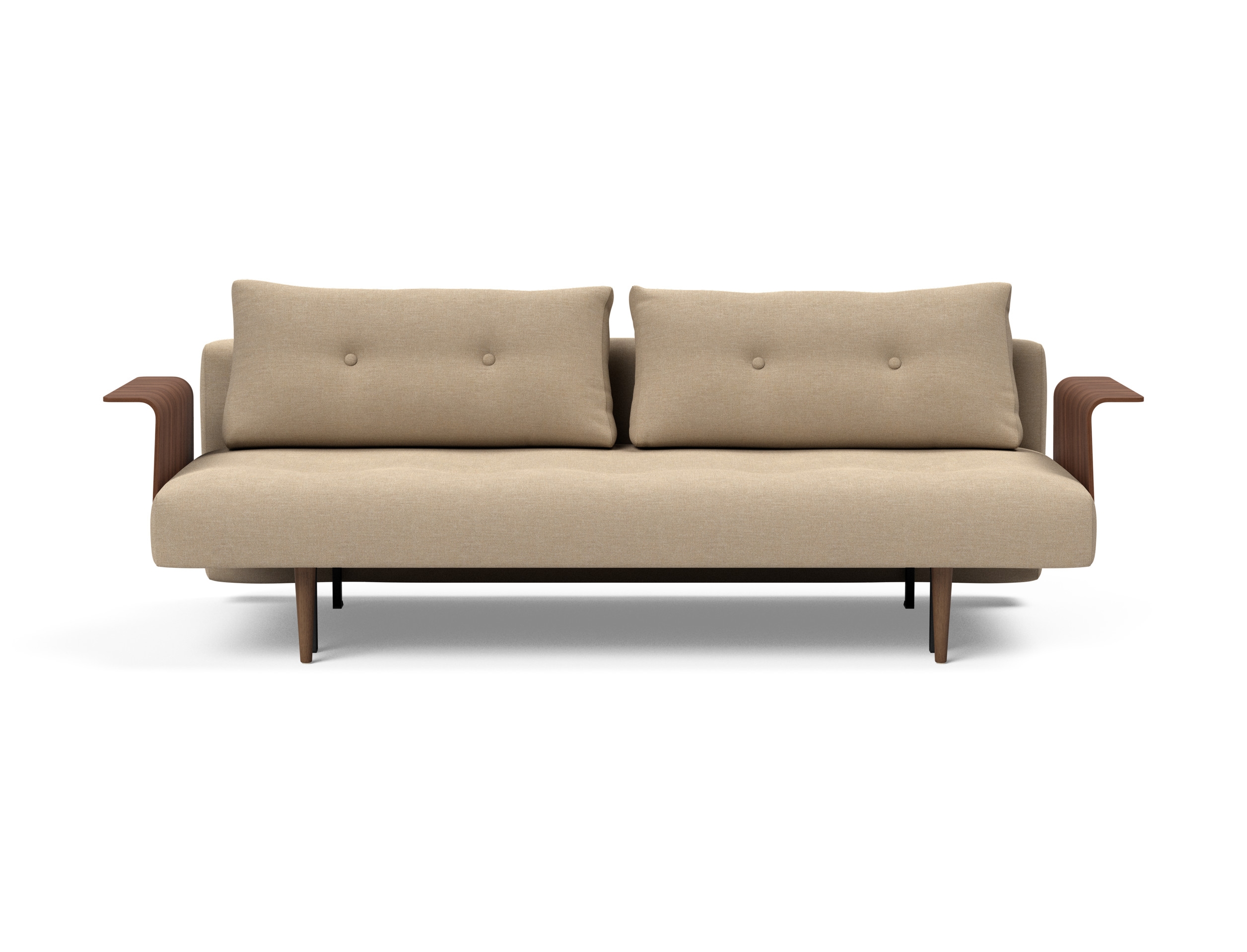 Recast Plus Sofa Bed Dark Styletto With Arms