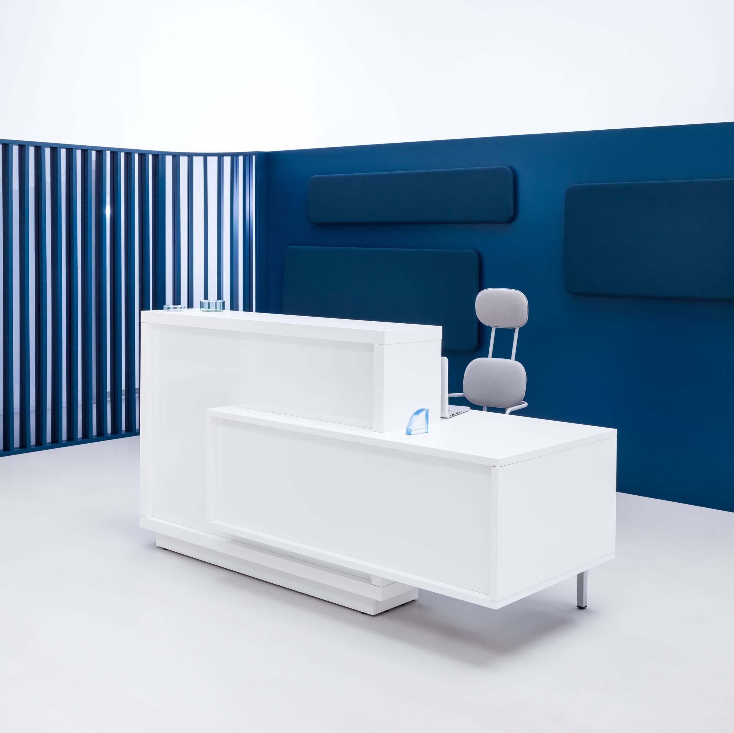 FORO Reception Desk, Right Facing Counter, ADA Compliance