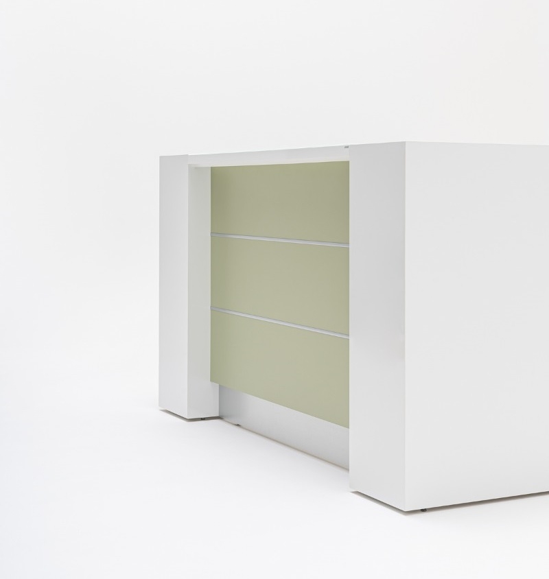 Valde 75" Straight Small Reception Desk by MDD