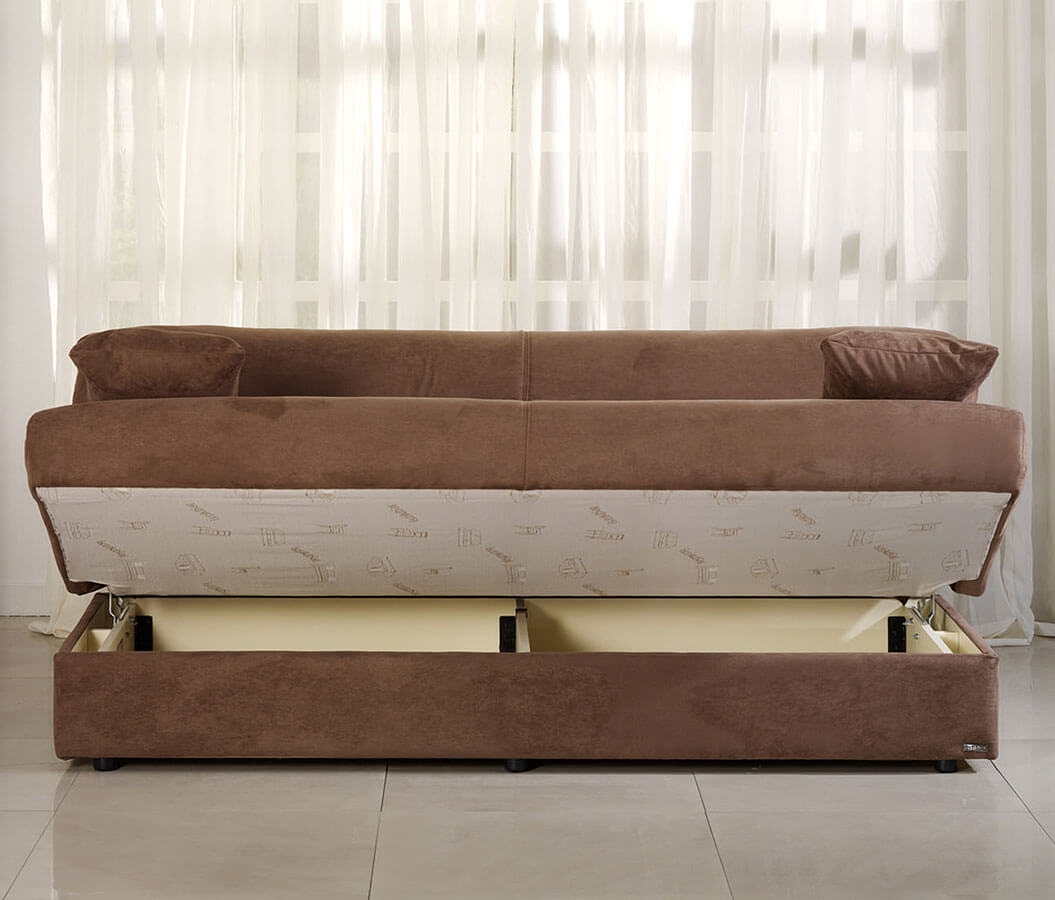 Regata Fabric Storage Sleeper Sofabed