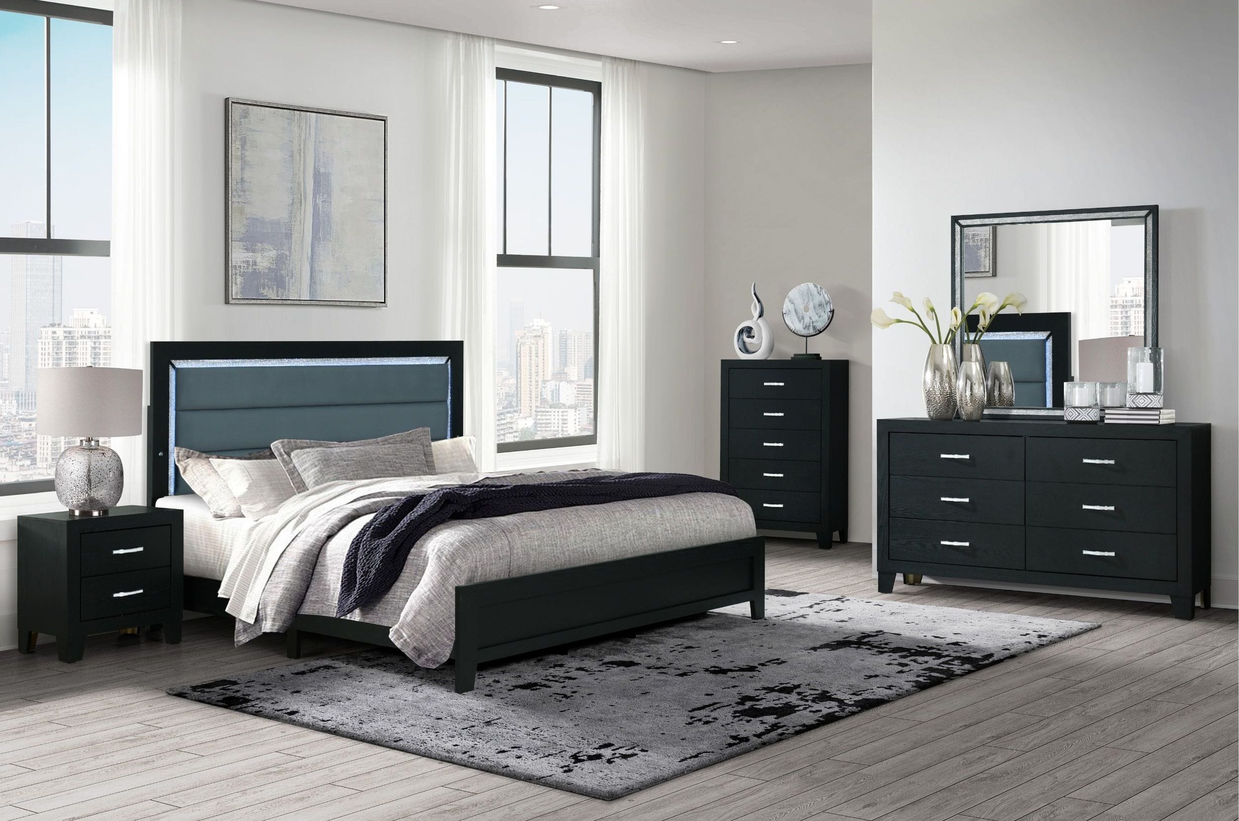 Reid Wood Chest w/5 Drawers