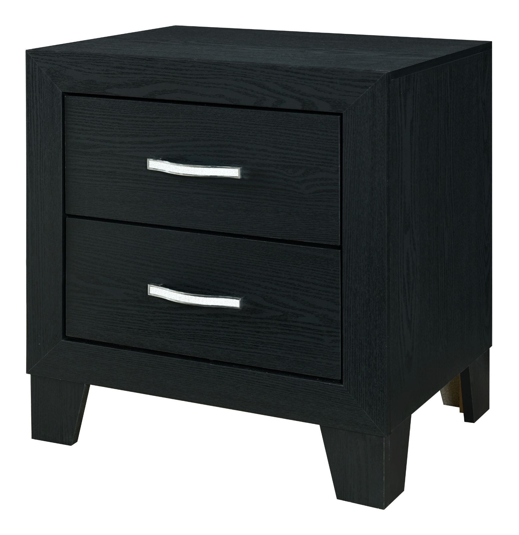 Reid Wood Nightstand w/2 Drawers