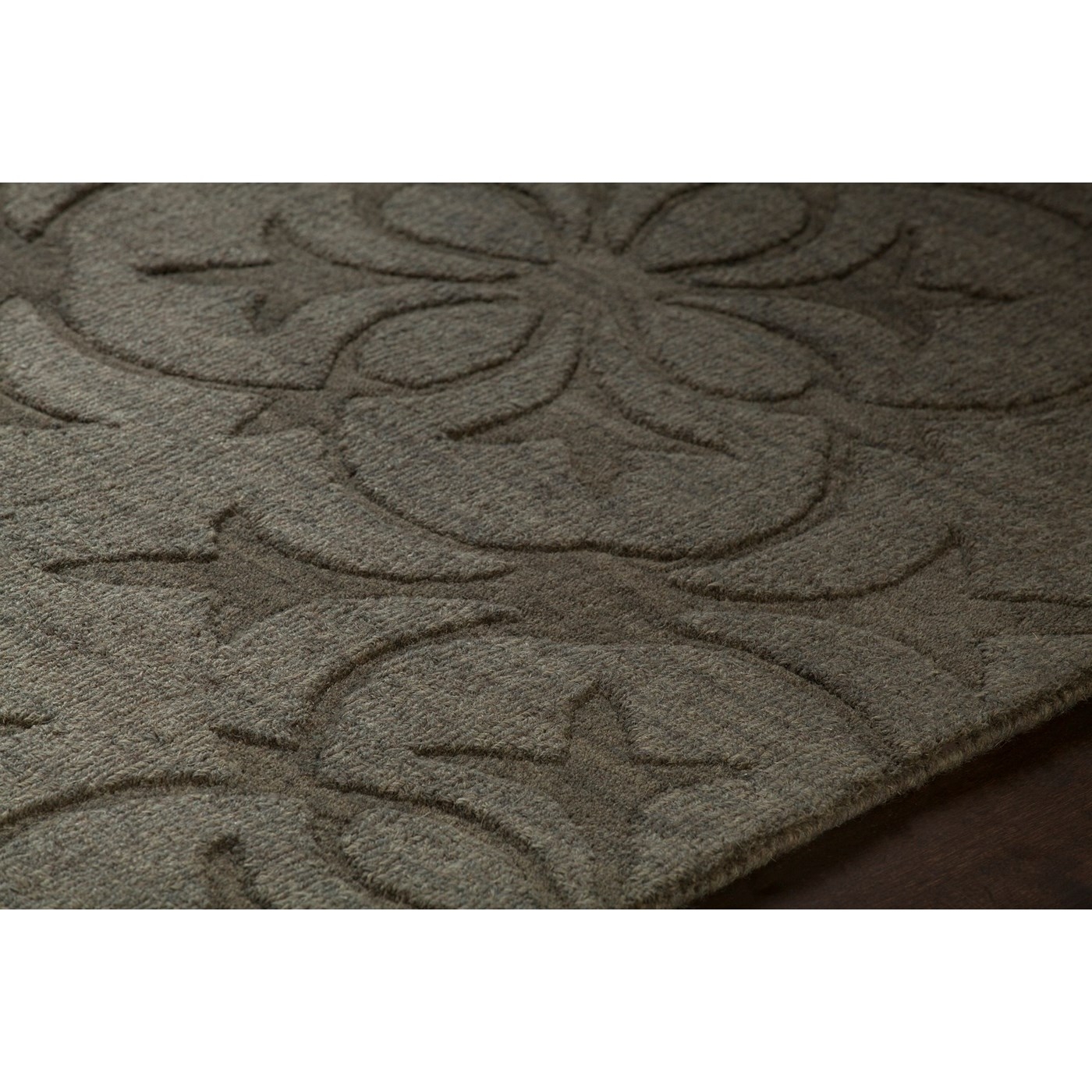 Rekha Wool Rectangular Handmade Rug, 5' x 7'