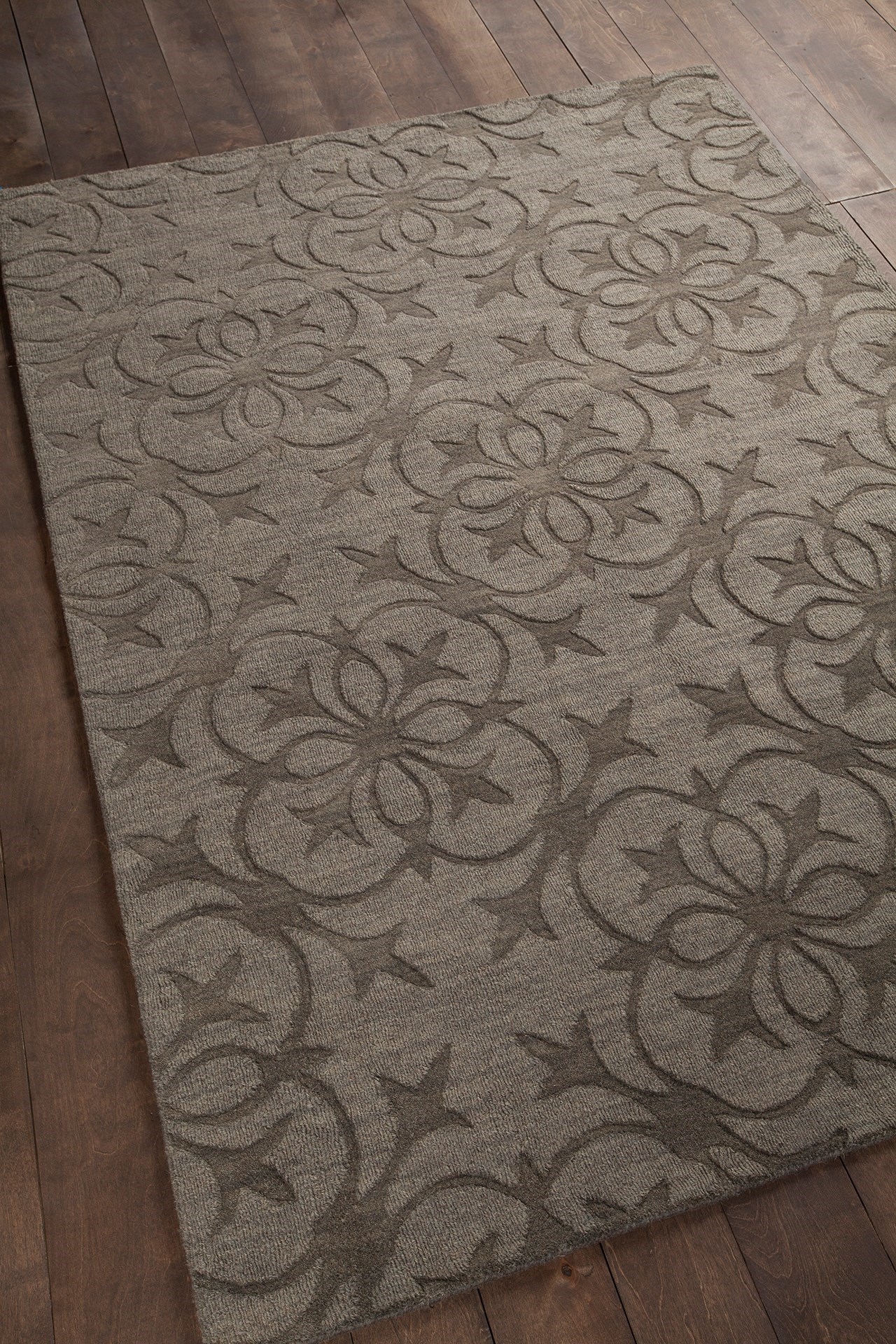 Rekha Wool Rectangular Handmade Rug, 5' x 7'