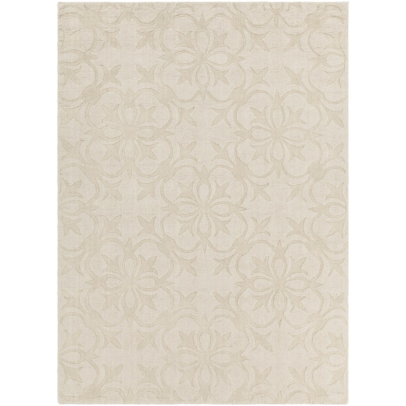 Rekha Wool Rectangular Handmade Rug