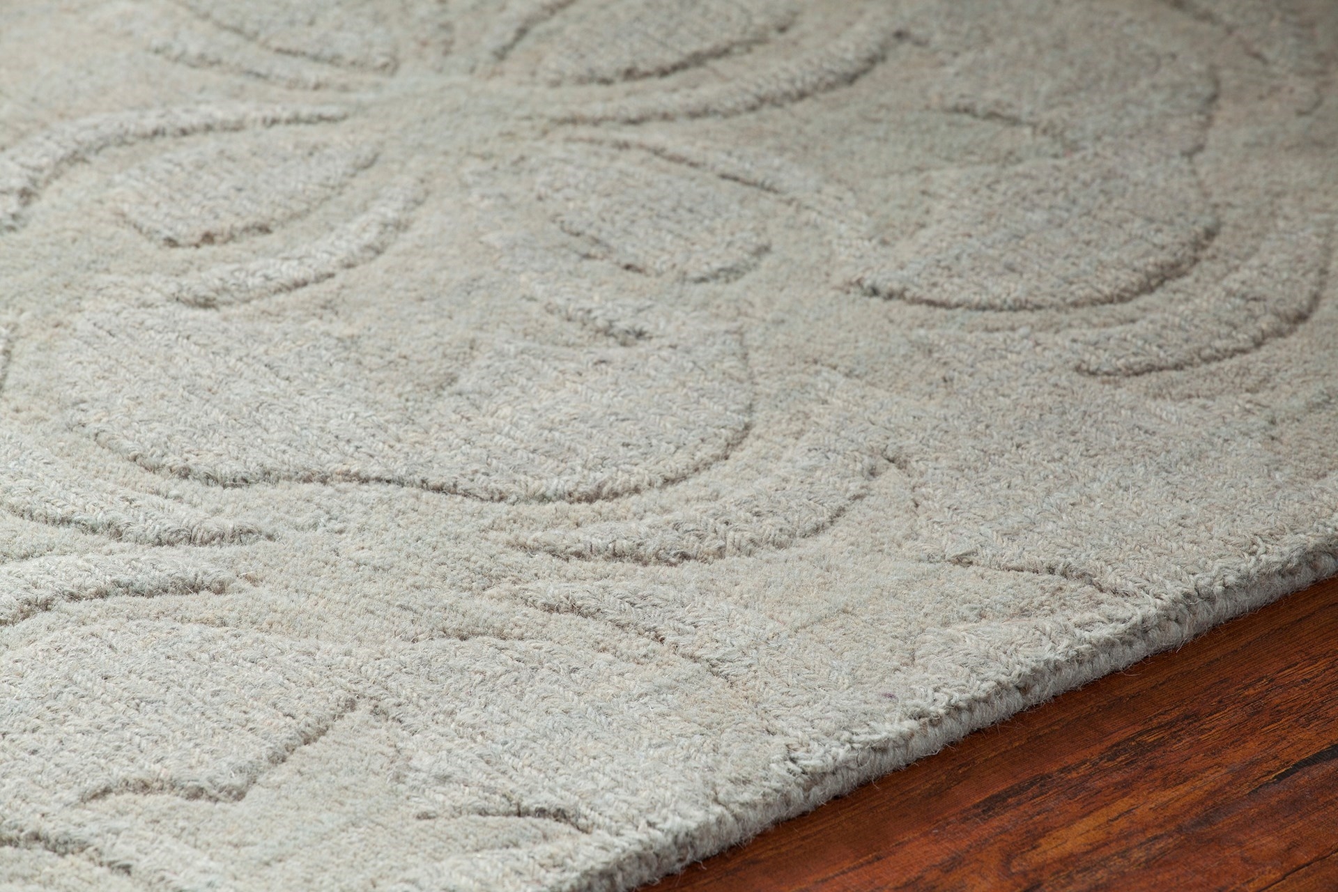Rekha Wool Rectangular Handmade Rug, 9' x 13'