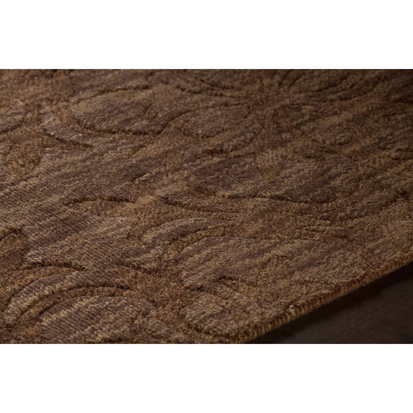 Rekha Wool Rectangular Handmade Rug, 7' x 10'
