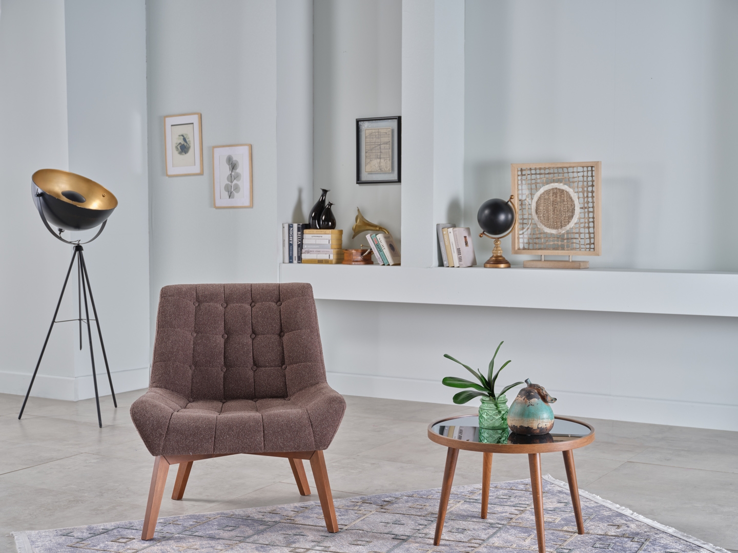 Revere Fabric Accent Armchair