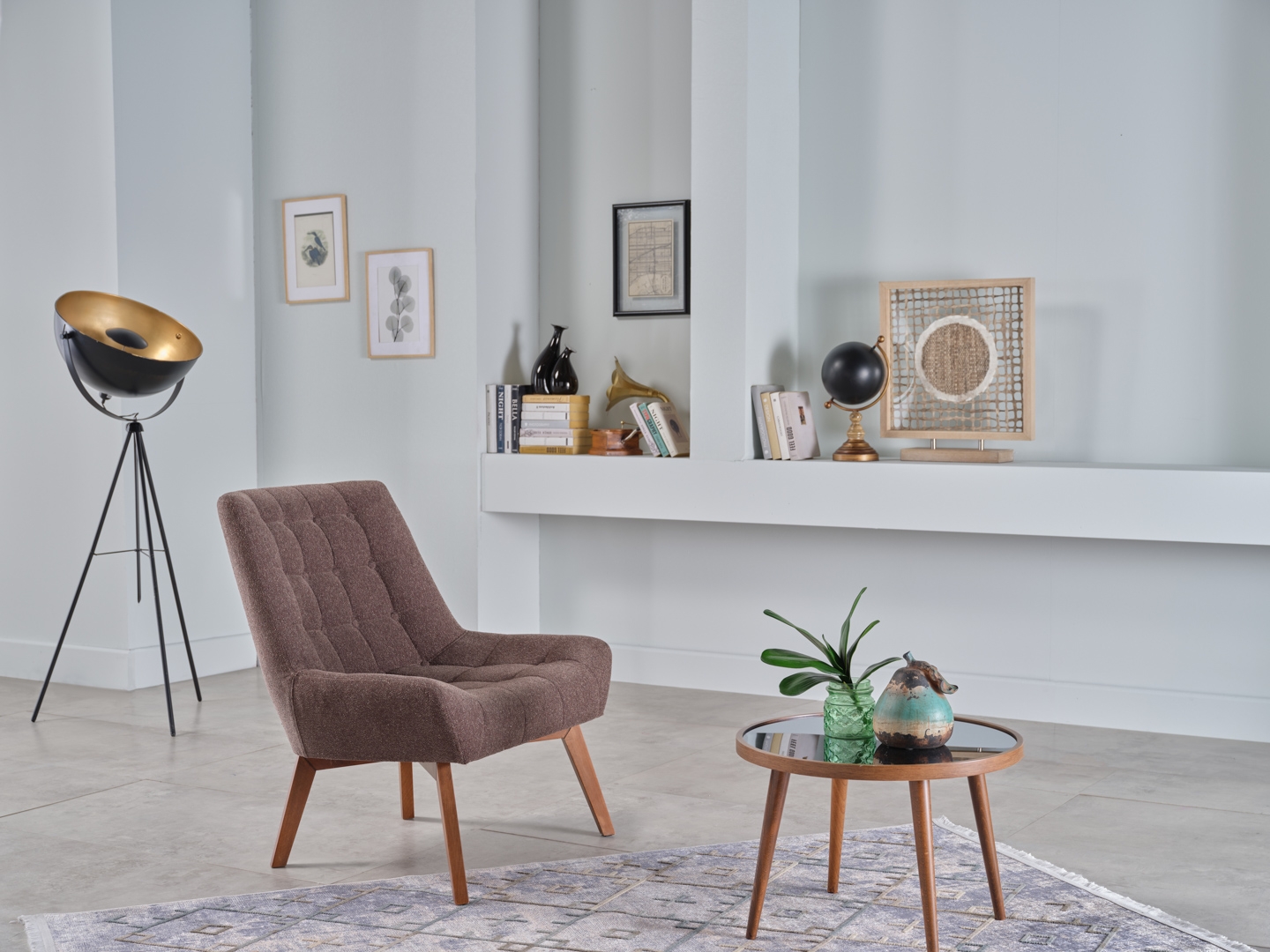 Revere Fabric Accent Armchair