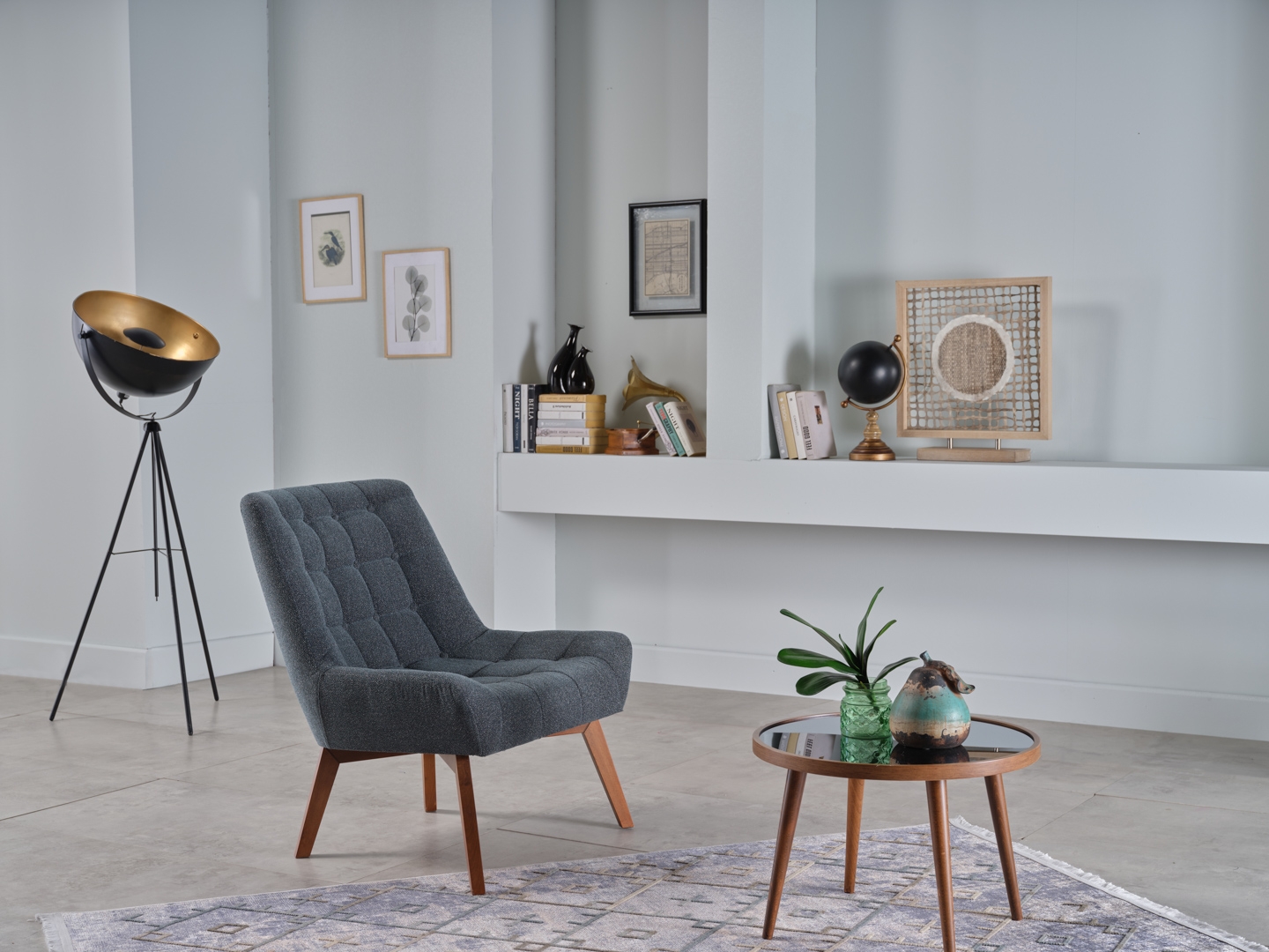 Revere Fabric Accent Armchair