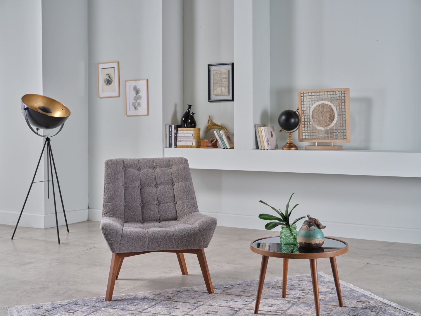 Revere Fabric Accent Armchair
