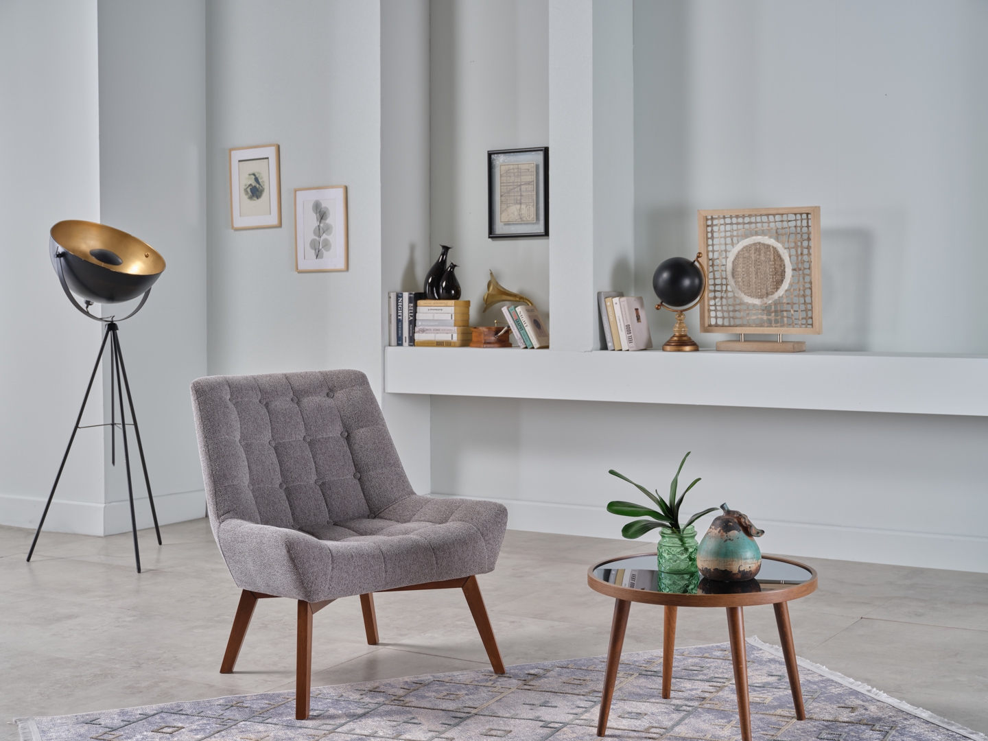 Revere Fabric Accent Armchair