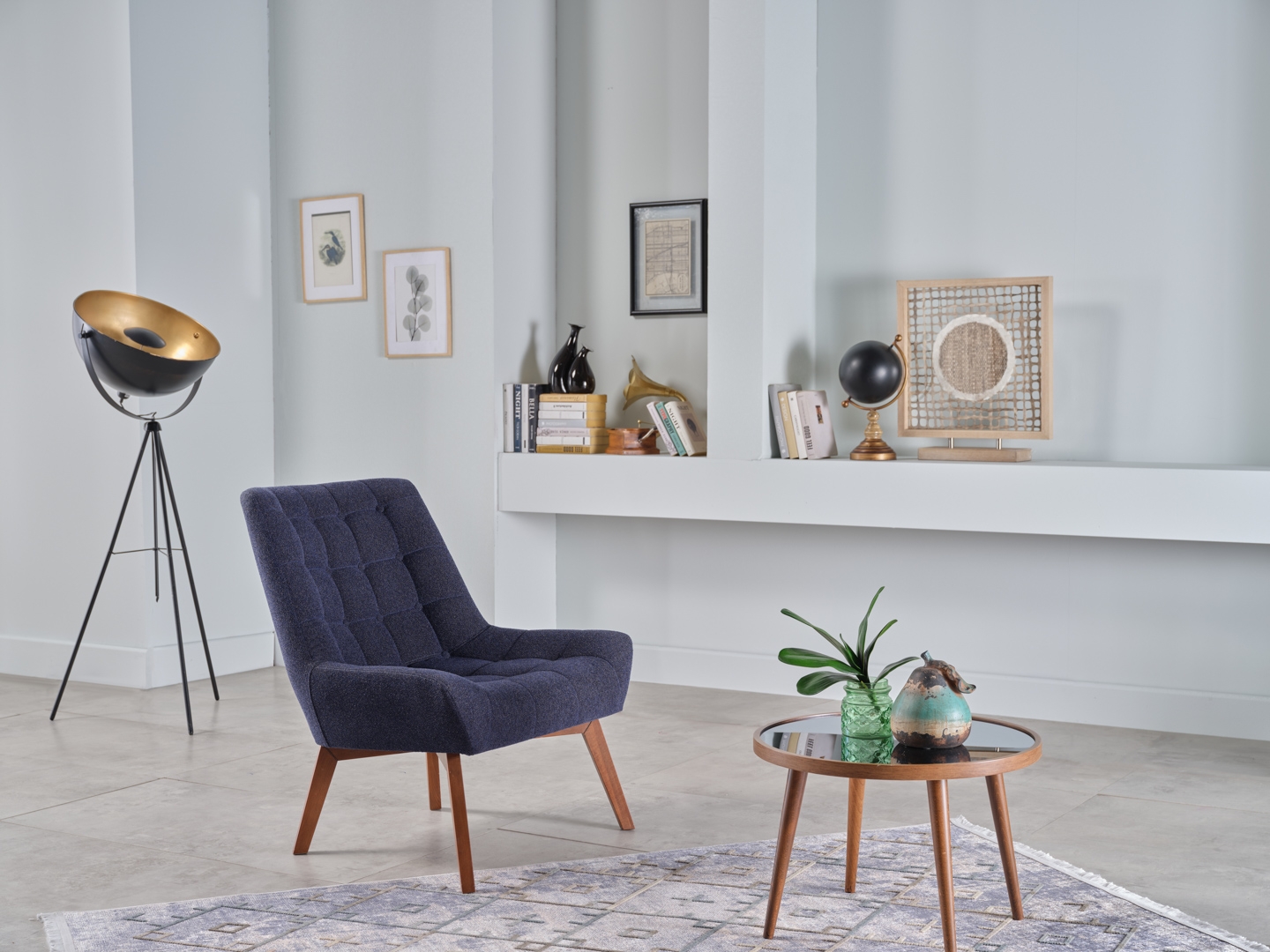 Revere Fabric Accent Armchair