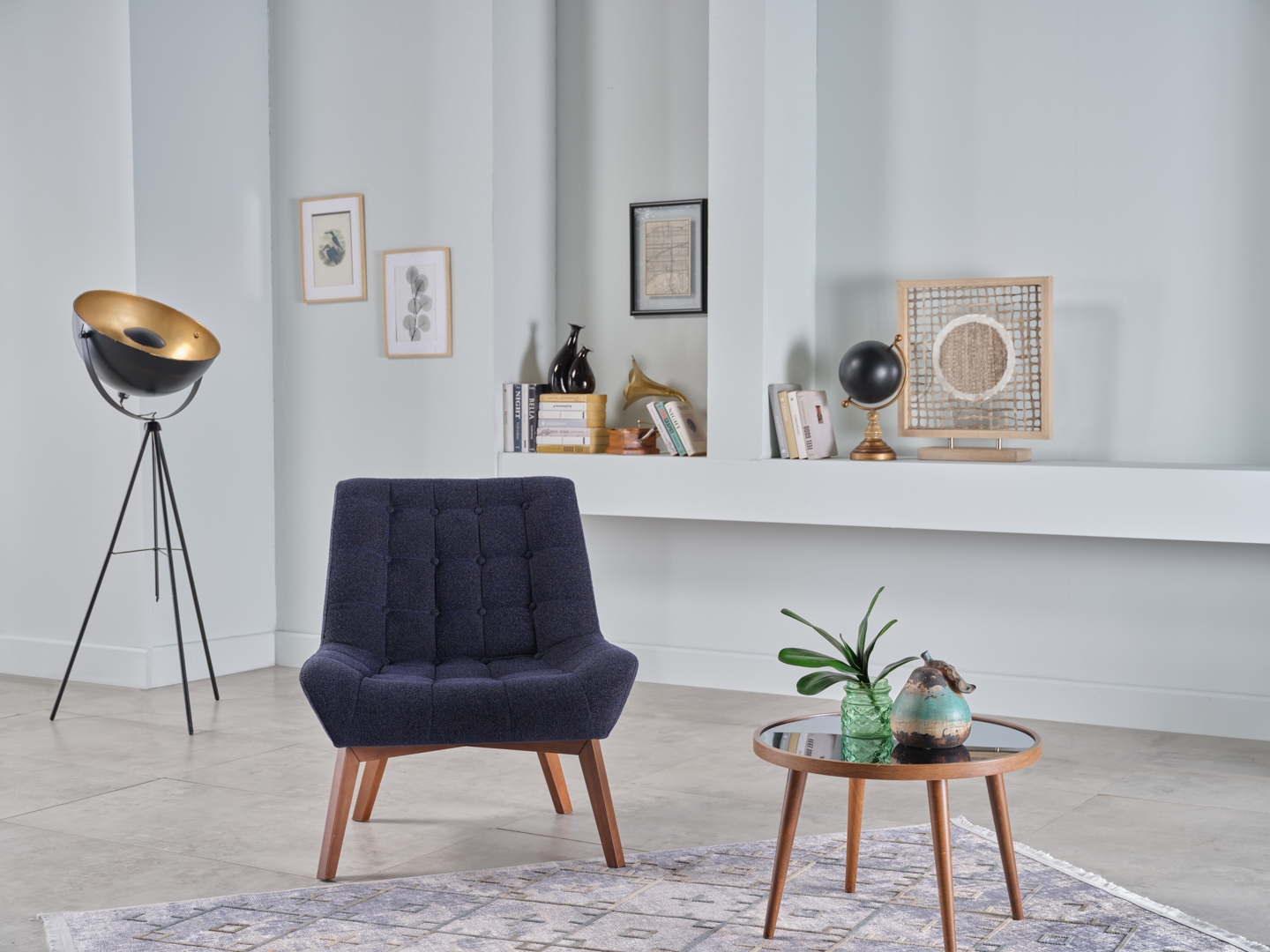 Revere Fabric Accent Armchair