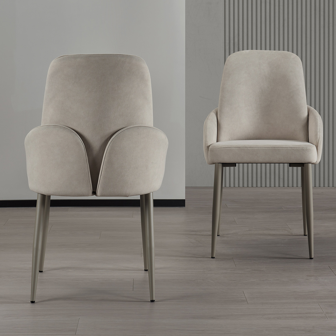 RH 6370 Microfiber Fabric Dining Chair