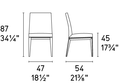 Bess Low Fabric/Wood Customizable Dining Chair