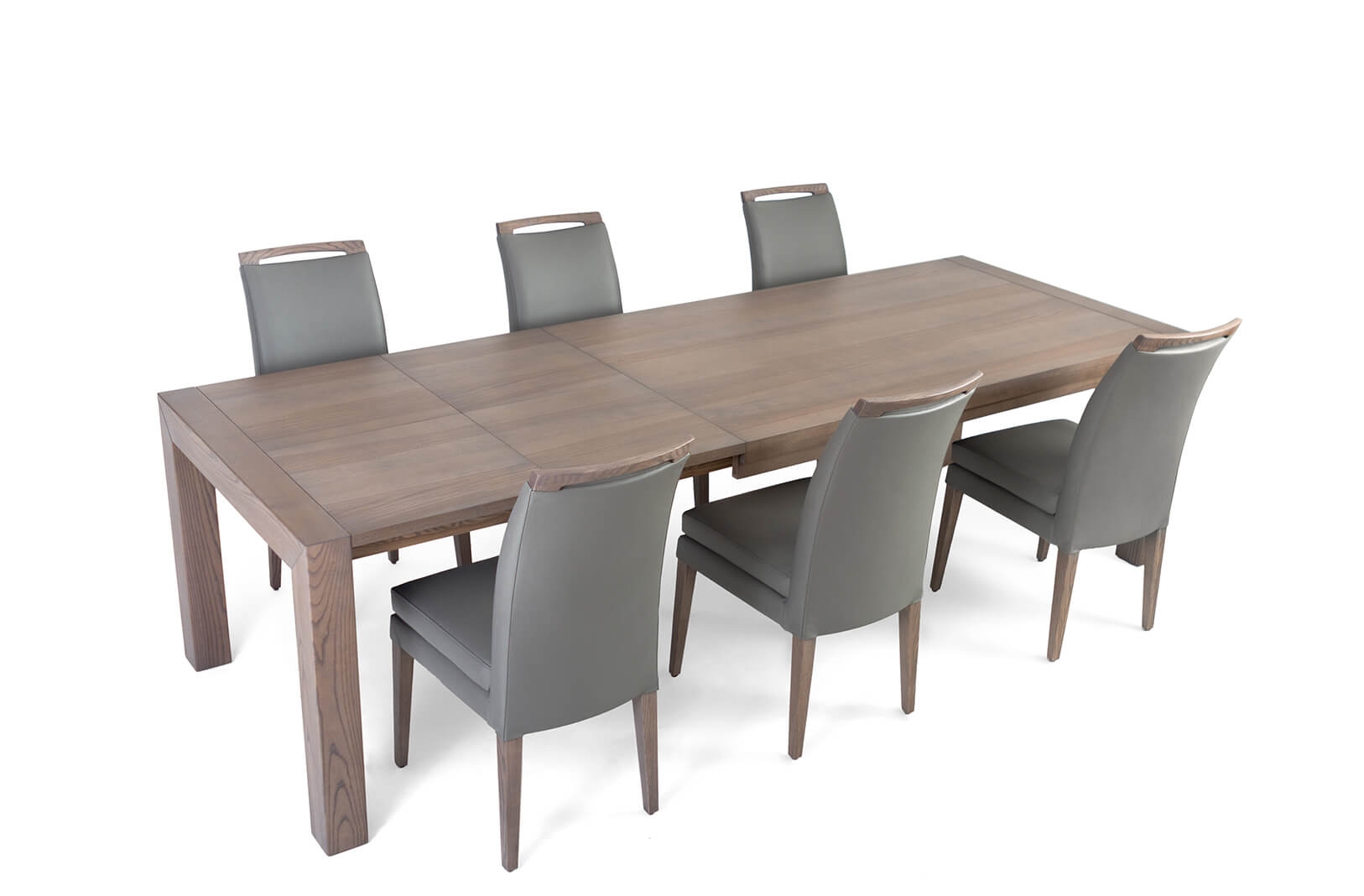 Rhine Extendable Dining Set w/Elke Chair