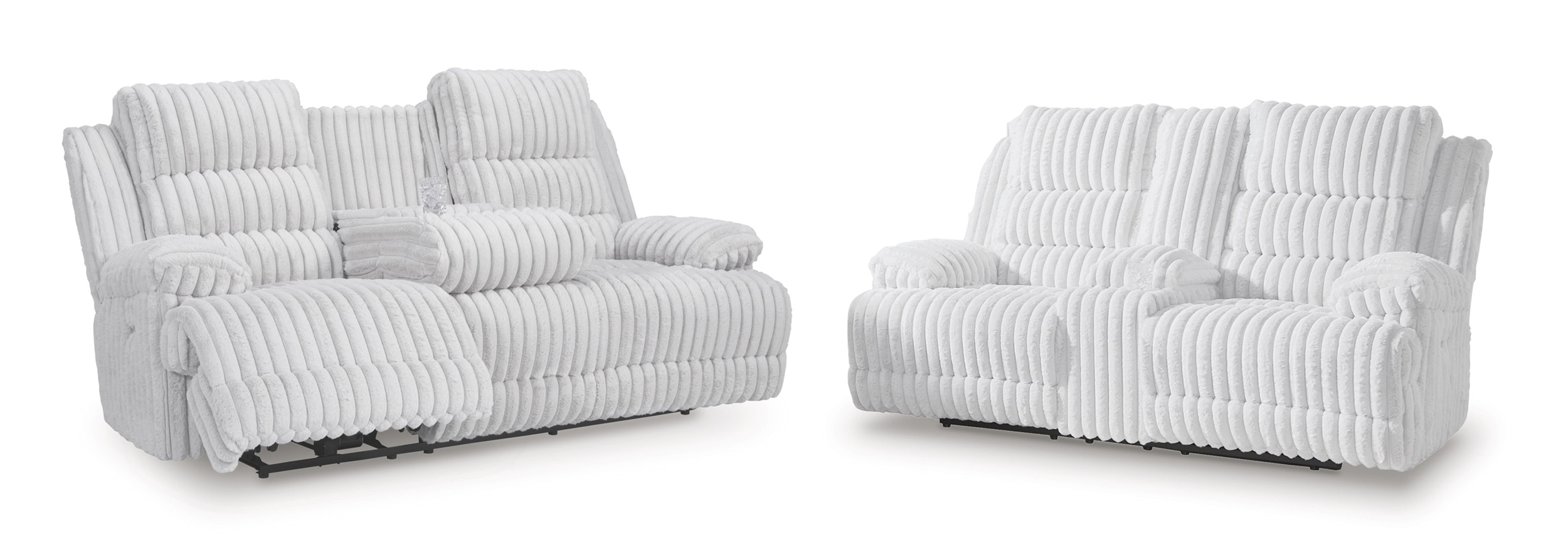 Rhines Falls Polyester Power Reclining Living Set