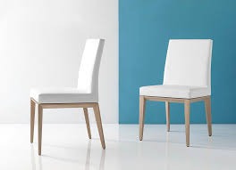 Bess Low Fabric/Wood Customizable Dining Chair