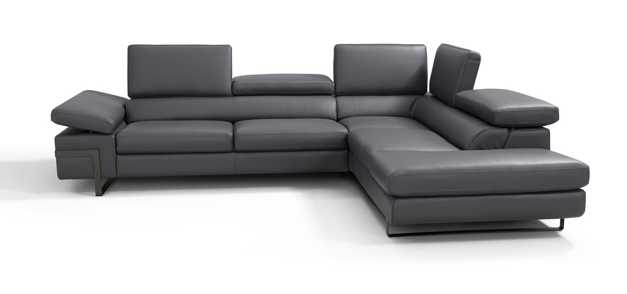 Rimini Premium Italian Leather Right Hand Facing Sectional