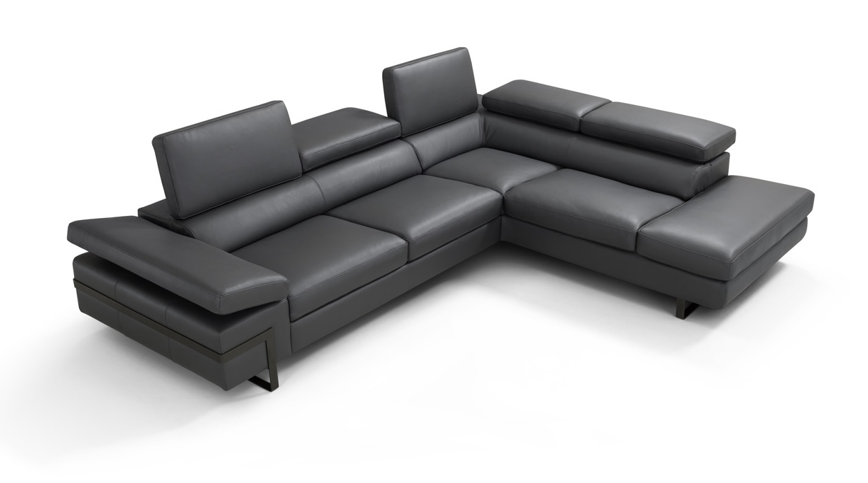 Rimini Premium Italian Leather Right Hand Facing Sectional