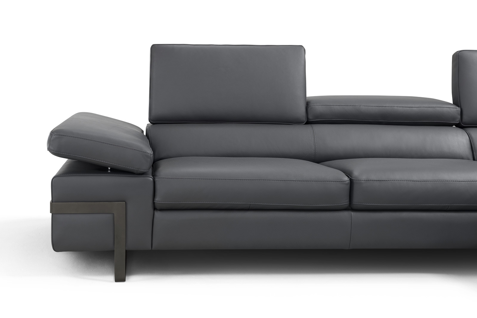 Rimini Premium Italian Leather Right Hand Facing Sectional