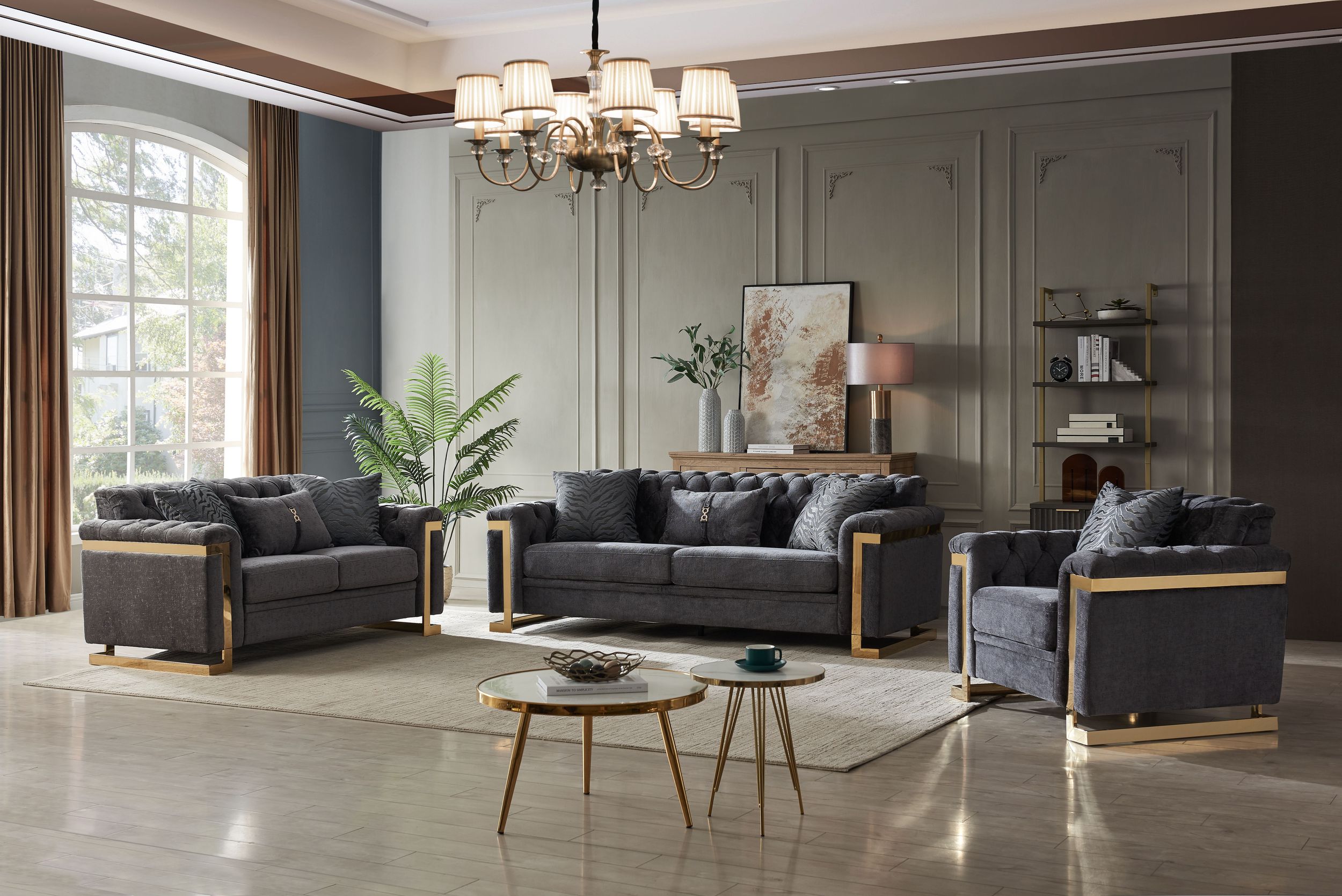 Riya Fabric Living Room Sofa